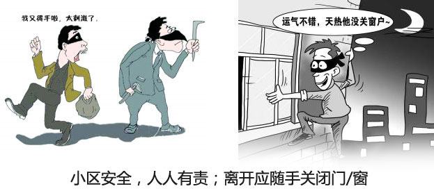 小區(qū)高清監(jiān)控，記錄小偷作案過(guò)程