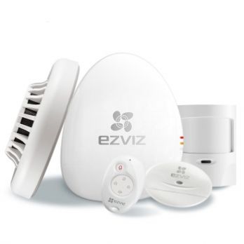 螢石（EZVIZ） A1網(wǎng)絡(luò)報(bào)警盒子套裝 家用安防 WIFI無(wú)線防盜報(bào)警器 智能家居 ?？低暺煜缕放? class=